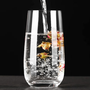 Crystal Glass Cup Tea Cup For Home Juice Drink Milk Cup Lead-Free Transparent Heat-Resistant Large Size Drinking Water Breakfast Cup