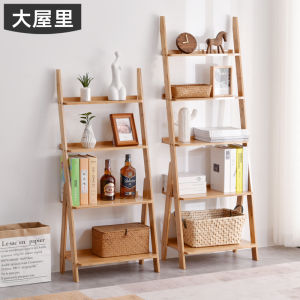 Nordic Style Bookshelf Triangular Placement Shelf Living Room Wall Corner Storage Rack Multi-layered Floor-standing Shelf