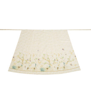 Original Ming Dynasty Long Shirt Cloud Shoulder Stand Collar Hanfu Womens Traditional Costume Set Autumn 2024 Polyester Fiber