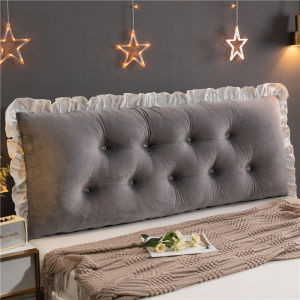 Korean Style Bedside Cushion Bedroom Internet Celebrity Pillow Bed Back Cushion Removable and Washable Bed Backup Princess Style Pillow Big Backrest