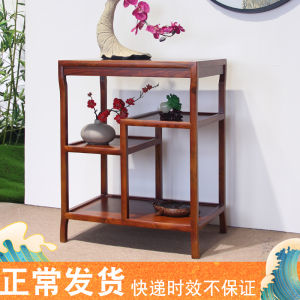 ตู้ข้างโซฟาตู้ด้านข้างโต๊ะน้ำชาโต๊ะข้างโต๊ะน้ำชาไม้เนื้อแข็งทั้งหมดโต๊ะข้างโต๊ะมุมสไตล์จีนแบบใหม่ชั้นวางน้ำชาโต๊ะน้ำชา