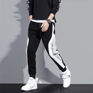 Summer Thin Basketball Sport Pants Loose Fit Mens Casual Trousers Versatile Long Workwear Cotton Polyester Blend Antimicrobial