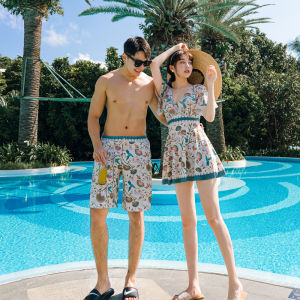 ชุดว่ายน้ำคู่รัก ชุดเดรสทรงเอ ทรงหลวม สำหรับผู้ชายและผู้หญิง ชุดกีฬาฤดูร้อน ชุดว่ายน้ำชายหาด ชุดกีฬา ชุดโยคะ ชุดฟิตเนส