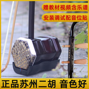 Large Volume Erhu Instrument for Beginners Black Ebony Purple Ebony Red Sandalwood Traditional Chinese Violin Performance Grade