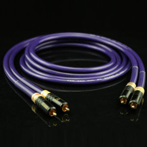 Audioxsocc Silver Plated Coaxial Cable Subwoofer Line Rca Double Lotus Audio Signal Wire High Fidelity Sound Quality