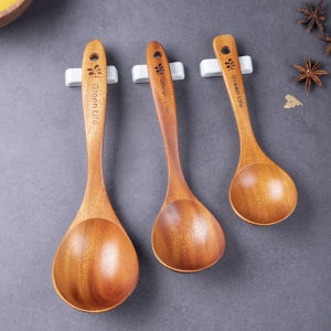 Muỗng Gỗ Muỗng Canh Cỡ Lớn Xới Cơm Gia Dụng Muỗng Cơm Dùng Ăn Cơm Giá Trị Cao Tinh Xảo Gỗ Cán Dài
