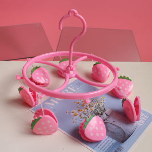 Round Multi-Clip Hanger Hook Clothes Hanger Multifunctional Baby Toys Hanger Socks Clip Baby Clothespin