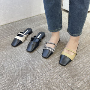 Block Heel Square Toe Mary Jane Shoes