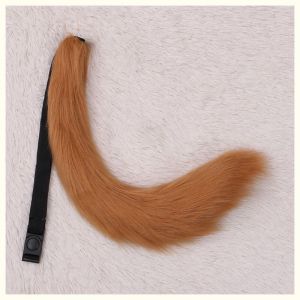 Cos Fox Tail Performance Props Fox Demon Comic Show Small Fox Tail Lolita Adjustable Buckle Strap Childrens Tail