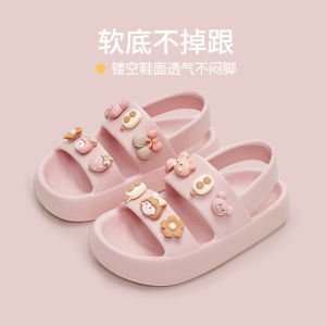 Youdiao Childrens Sandals Girls Summer Princess Soft Bottom Anti-slip Sports Shoes Waterproof Breathable Slip-On EVA Material