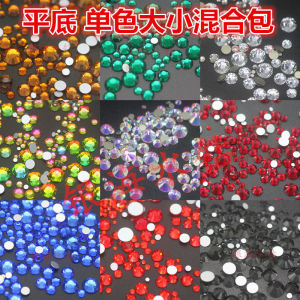 Ốp Lưng Điện Thoại Hình Móng Tay Nhiều Màu Sắc Đá Rhinestone Đá Pha Lê Đá Zirconia Mặt Phẳng Giả Áo Cho Món Đồ Trang Sức Mới Về