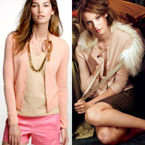 Áo Len Dệt Kim Màu Đen Màu Xám Cổ Tròn Cardigan Len Cashmere Mẫu Kinh Điển Thu Đông [Thỏ Tujia] Màu Mới