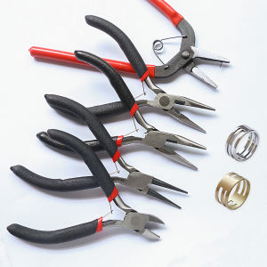 Kim Cong Xâu Hạt Thủ Công DIY Dụng Cụ Đồ Trang Sức Thủ Công Hoa Tai Khuyên Tai Đinh 9 Kim Chữ T Kìm Mũi Tròn Chuyên Dụng