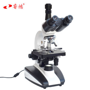 Ruihoge Binocular Optical Microscope HD Breeding Sperm Algae HD Microscope Professional Biology Trinocular