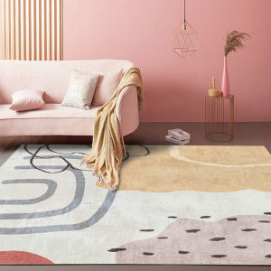 Washable PVC Childrens Crawling Mat Living Room Waterproof PU Leather Bedroom Carpet 5mm Home Decorative Floor Mat