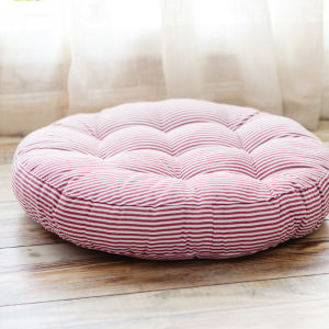 Extra Large Thickened Striped Cushion Modern Minimalist round Dining Chair Cushion Tatami Floor Mat All-Season Warm Computer Seat Cushion