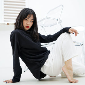 Áo Múa Hiện Đại Phủ Nhất Nt812 Trang Phục Luyện Công Múa Nam Nữ Áo Phông Trang Phục Biểu Diễn Cỡ Lớn Rộng Rãi Dài Tay Múa Cổ Điển