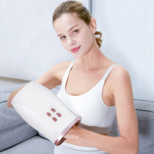 Gangde Hand Massager Palm Kneading Massage Instrument Electric Air Bag Hot Compress Finger Wrist Hand Back Relaxation Handy Gadget