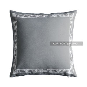 หมอนกอดสไตล์อเมริกันหมอนอิงหรูหราเบาๆทรงเรขาคณิตแบบนามธรรมหมอนพิงสีล้วนทันสมัยเรียบง่ายหมอนรองหลังหัวเตียงหมอนกลมหมอนรองเอว