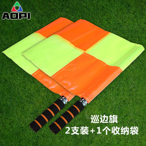 OuPi Match Flag Athletic Command Judge Football Match Side Referee Flag Signaling Flag Track And Field Command Hand Flag