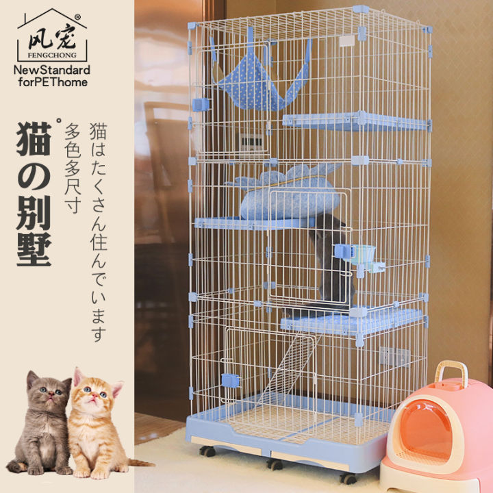 Cat Cage Home Cat Villa Double Layer Three Four Layers Large Cat Cat