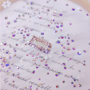 Miki Pet Hairpin Pet Light Luxury Full Diamond Comb Clip Yorkshire Hairpin Maltese Headdress Dog Headdress