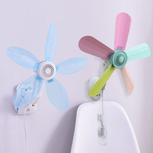 Wall-Mounted Mini Electric Fan Kitchen And Bathroom Special Use Small Wall Fan Home Use Toilet Fan Clip Type Wall Fan