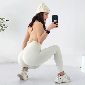 High Waist Sensation Yoga Pants Womens Tight Quick Dry Running Fitness Training Butt Lifting Sports Pants Lulu Quality
