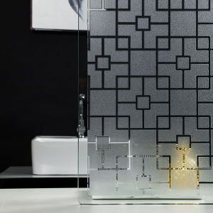 Chinese Classical Decorative Window Film Transparent Light Passing Privacy Glass Sticker for Balcony Sliding Door Decoration