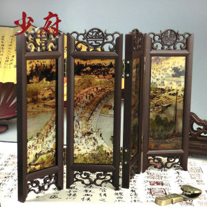 จีนโบราณ หน้ากากละคร Peking Opera ตกแต่งพิมพ์ลายไม้ ของขวัญที่ระลึกพิเศษสำหรับต่างชาติ งานฝีมือดั้งเดิมของจีน