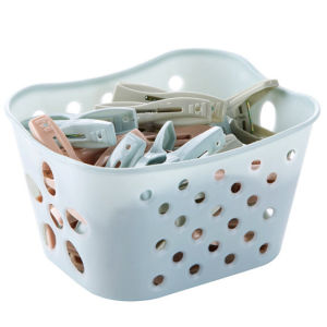 Jujiajia Plastic Clip with Storage Basket Clip Clothes Clothes Pin Small Size Socks Clip Quilt Windproof Quilt Clip