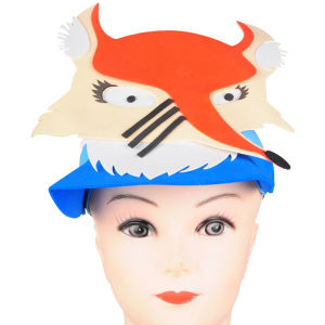 Phụ Kiện Tóc Con Quạ Và Hồ Ly Đạo Cụ Biểu Diễn Mẫu Giáo Mũ Đầu Động Vật Mũ Trẻ Em Mặt Nạ Hoạt Hình Truyện Cổ Tích