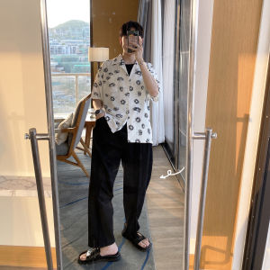 Quần Ống Rộng Màu Đen Ccje Quần Ống Đứng Cho Nam Quần Dài Rộng Rãi Trào Lưu Xuân Hè Quần Thường Ngày Rủ Nam Kiểu Mỏng