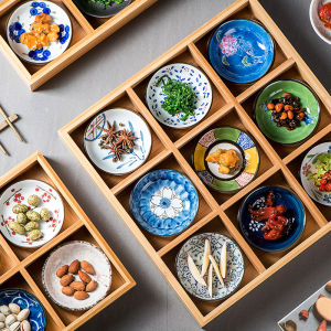 Đĩa Nhỏ Kiểu Nhật Đĩa Sushi Đĩa Rau Trước Đồ Ăn Nhẹ Gốm Sứ Gia Dụng Đĩa Điểm Tâm Đĩa Gia Vị Chấm Gia Vị Lẩu Đĩa Xì Dầu