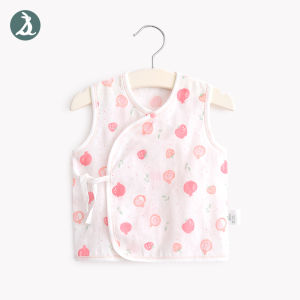 Quần Áo Vải Xô Cotton Cho Trẻ Sơ Sinh Áo Ba Lỗ Cho Trẻ Sơ Sinh Áo Choàng Không Tay Cho Trẻ Sơ Sinh Áo Gile Mỏng Bảo Vệ Bụng Cho Bé Trai Gái