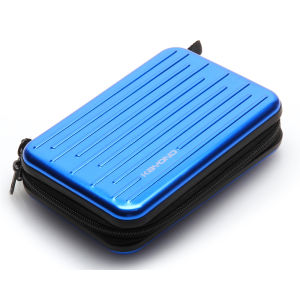 2.5-Inch Mobile Hard Disk Package Protective Bag Digital Storage Bag Aluminum Alloy Hard Case Protective Cover Shockproof Waterproof