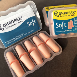 OHROPAX ต่างหูกันเสียงสำหรับนอนหลับ ป้องกันเสียงดัง สำหรับผู้ชายและผู้หญิง สำหรับการเรียนรู้ สามัญสำหรับนักเรียนระดับมัธยมปลาย