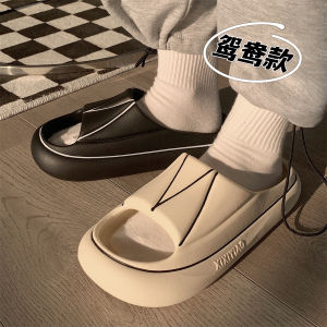 Phong Cách Hàn Quốc Dải Mỏng Cặp Đôi Cá Tính Dép Thời Trang Mùa Hè Dạo Phố Chống Trơn Trượt EVA Đế Dày Dép Cho Gia Đình