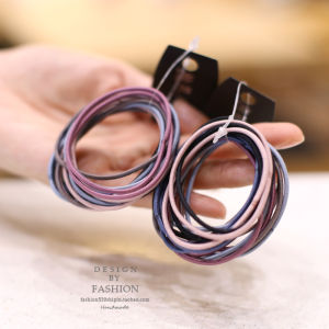 Ultra-Elastic Basic Thin Hair Ties Simple Elegant Hair Accessories Headwear Adult And Child One Card 18 Pieces Fashionable Hair Bands