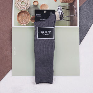 ถุงเท้าแบบซ้อนสำหรับผู้หญิงแบบใหม่ฤดูใบไม้ร่วงและฤดูหนาวถุงเท้าขนแกะสไตล์ญี่ปุ่นถุงเท้าครึ่งแข้งแนววินเทจถุงเท้าขาเล็กผ้าถักสไตล์เกาหลีถุงเท้าข้อสูง