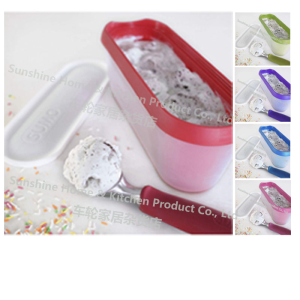 1.5L Ice Cream Box Frozen Dessert Container with Lid for Home Refrigerator Use Sumo Brand Kitchen Cooking Utensils Ice Tray