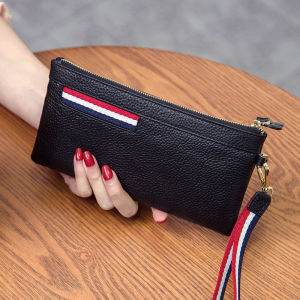 Ví Da Thật Siêu Mỏng Dài Cho Nữ Ví Da Cầm Tay Đơn Giản Thời Trang Mới 2021 Ví Da Bò Đầu Lớp Ví Đựng Tiền