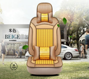 Summer New Internal Car Accessory Single All-Inclusive Cushion Single Piece Bamboo Main and Auxiliary Driver Vehicle Seat Cover