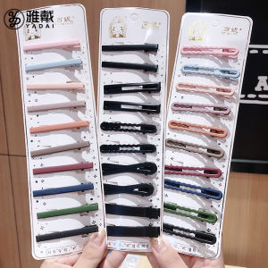 กิ๊บติดผมแบบเรียบง่ายกิ๊บติดผมด้านข้างกิ๊บติดผมสําหรับสาวๆกิ๊บติดผมหน้าม้าฮิตในเน็ตสไตล์เกาหลีกิ๊บติดผมกิ๊บติดด้านบนด้านหลังศีรษะ