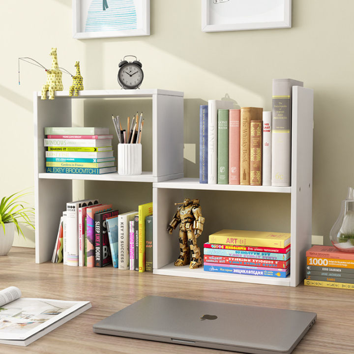 Bookshelf Desktop Shelf Creative Desktop Retractable Bookshelf for