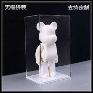 Acrylic Display Storage Box for Figurines Tennis Ball Violent Bear Light Rotating Bubble Mat Blind Box Home Organization Supplies