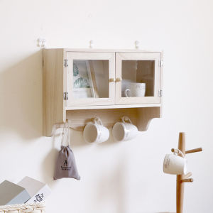 Giá Treo Tường Bằng Gỗ Nguyên Khối Không Cần Khoan Đa Chức Năng Có Móc Để Đồ Cho Phòng Làm Việc Và Phòng Ngủ Kiểu Scandinavia