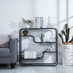 Nordic Multi-layer Floor-standing Hall Stand Modern Living Room Iron Art Partition Table Shelf Simple Entrance Table