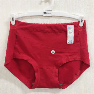 กางเกงในคอตตอนแท้สำหรับสาวเดซี่กางเกงในทรงสามเหลี่ยมถนอมผิวใส่สบายผ้าสักหลาดยาวซินเจียงกางเกงขาสั้นกราฟีนรัดสะโพกเอวสูงปานกลาง