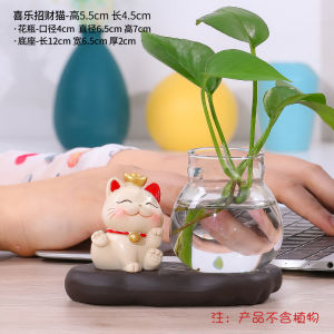 ของตกแต่งบ้านแมวนำโชคไอเดียสร้างสรรค์ของตั้งโชว์ของวางโชว์เล็กๆบนโต๊ะสำนักงานส่ายหัวลายการ์ตูนน่ารักแบบเรียบง่ายทันสมัยสำหรับผู้หญิง